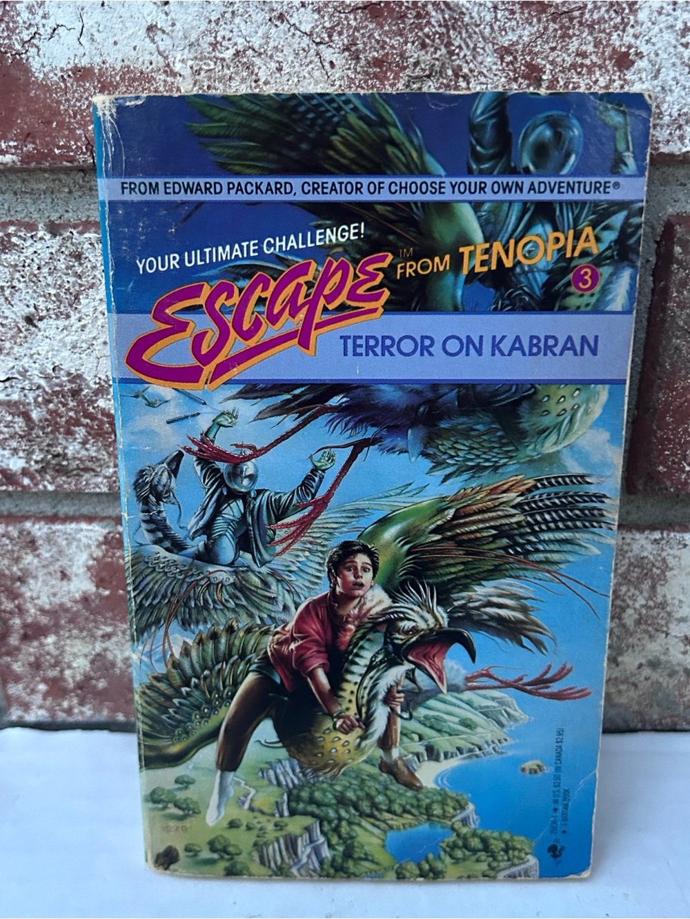 Escape From Tenopia #3 Terror On Kabran Edward Packard 1986 1st Ed 055325636x PB